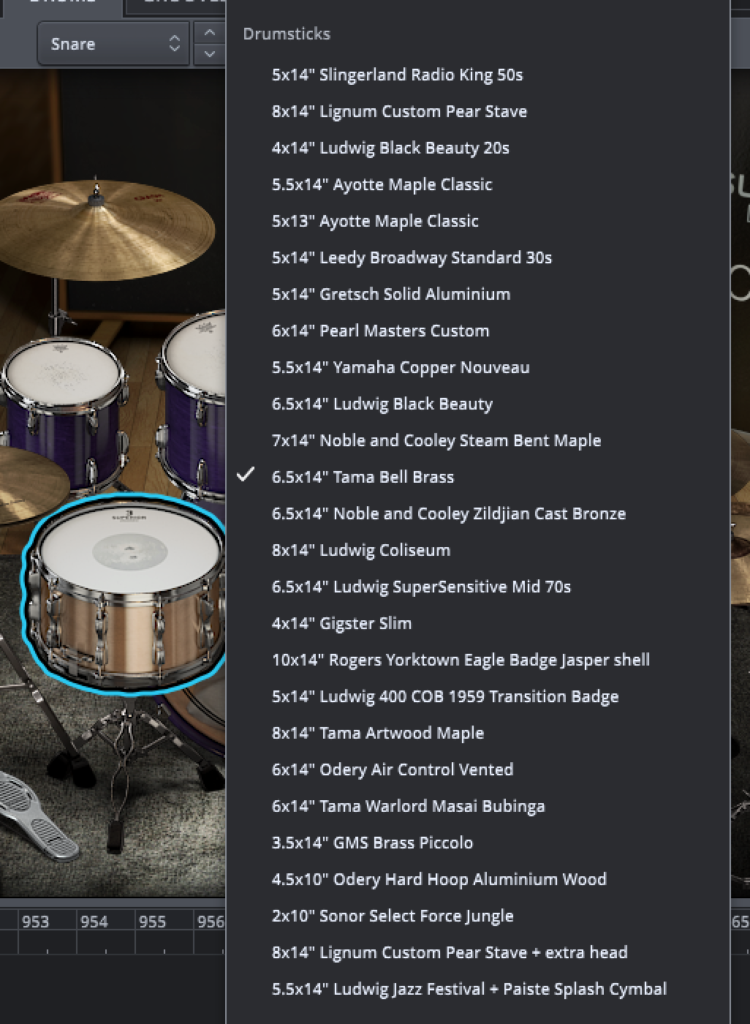 Superior Drummer 3 snare
